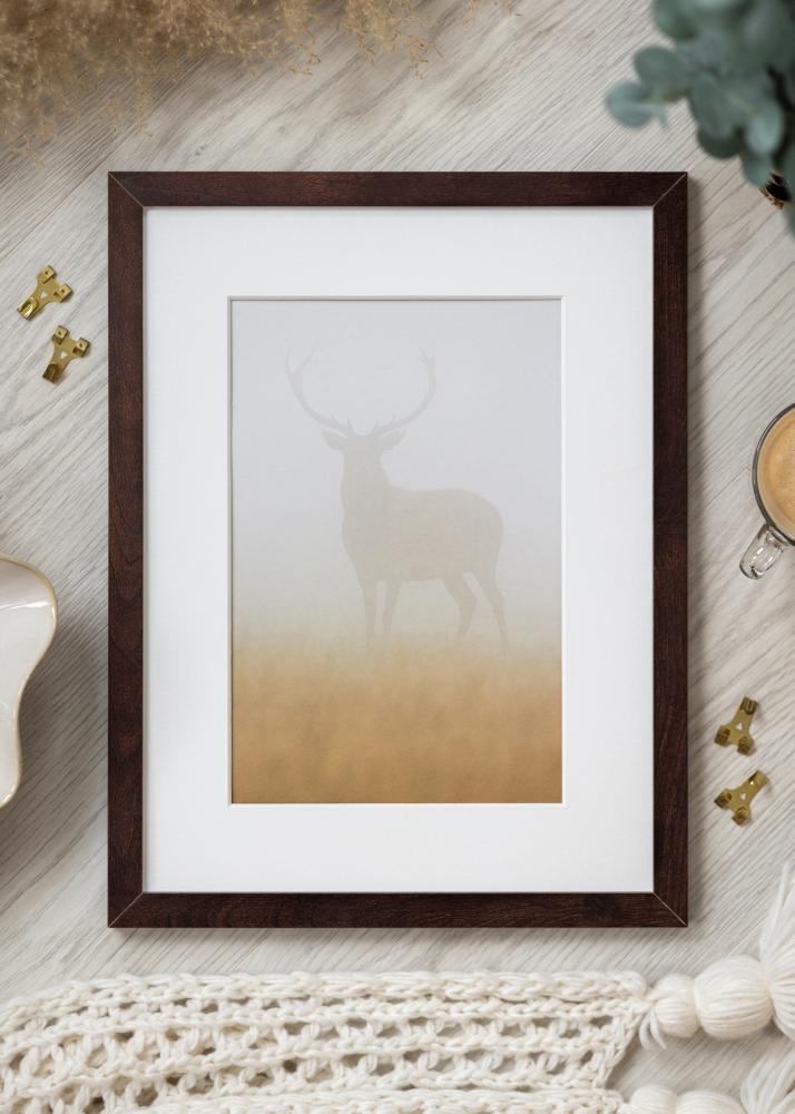 BGA Frame BGA Classic Acrylic Glass Walnut 60x60 cm