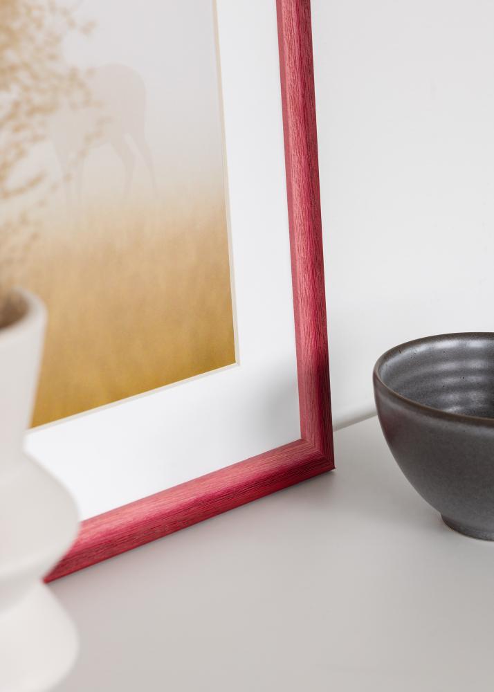 Jämtlands Ramfabrik Frame Cornwall Acrylic Glass Dark Red 40x50 cm