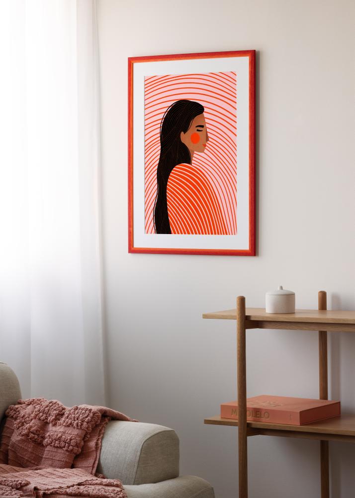 Jämtlands Ramfabrik Frame Cornwall Acrylic Glass Red 42x59.4 cm (A2)