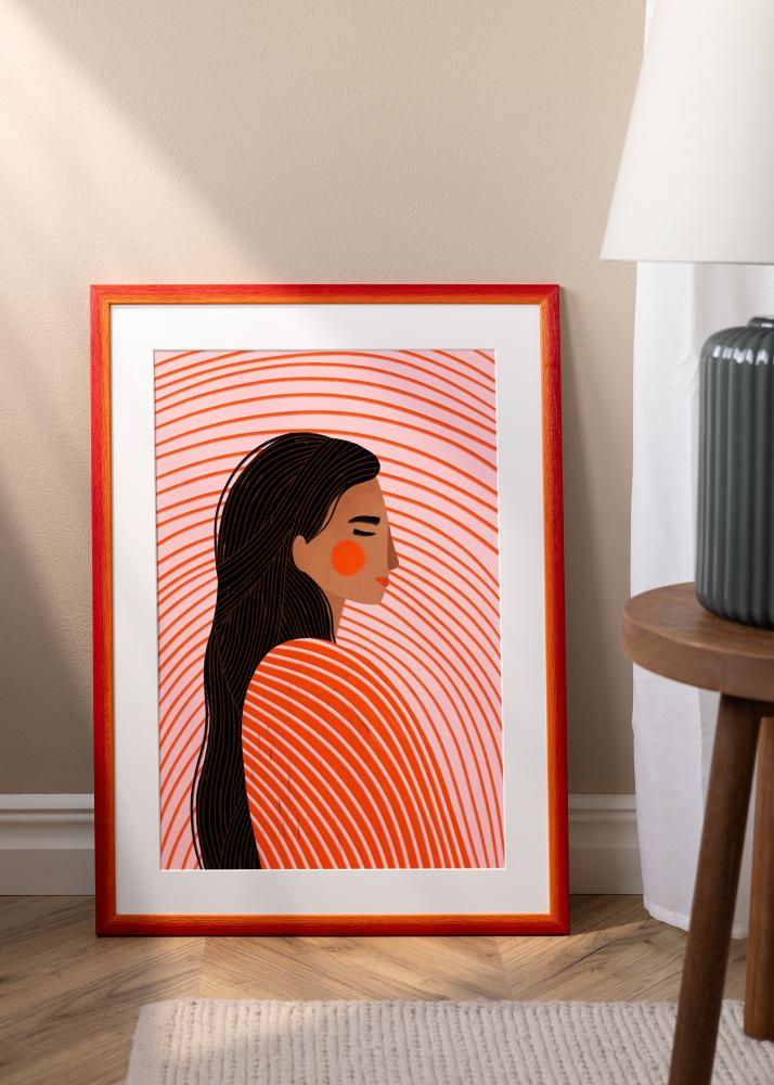 Jämtlands Ramfabrik Frame Cornwall Acrylic Glass Red 42x59.4 cm (A2)