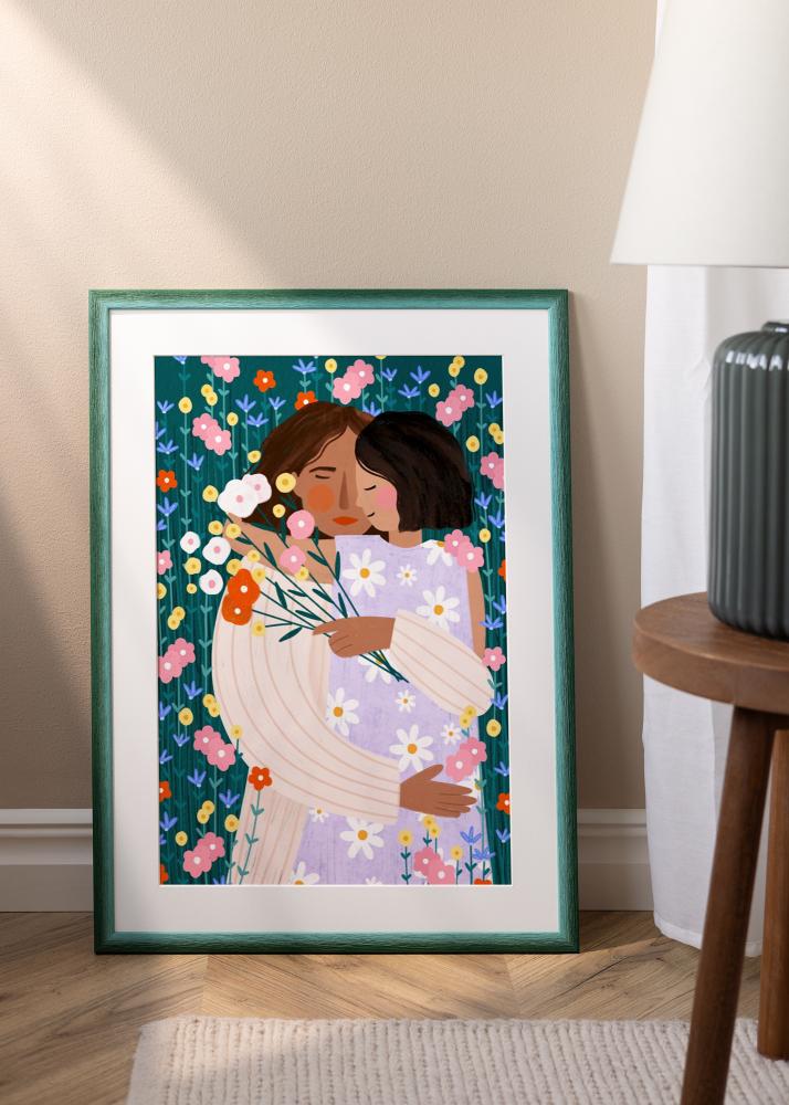 Jämtlands Ramfabrik Frame Cornwall Acrylic Glass Dark Green 40x50 cm