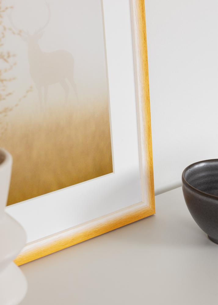 Jämtlands Ramfabrik Frame Cornwall Acrylic Glass Gold 29.7x42 cm (A3)