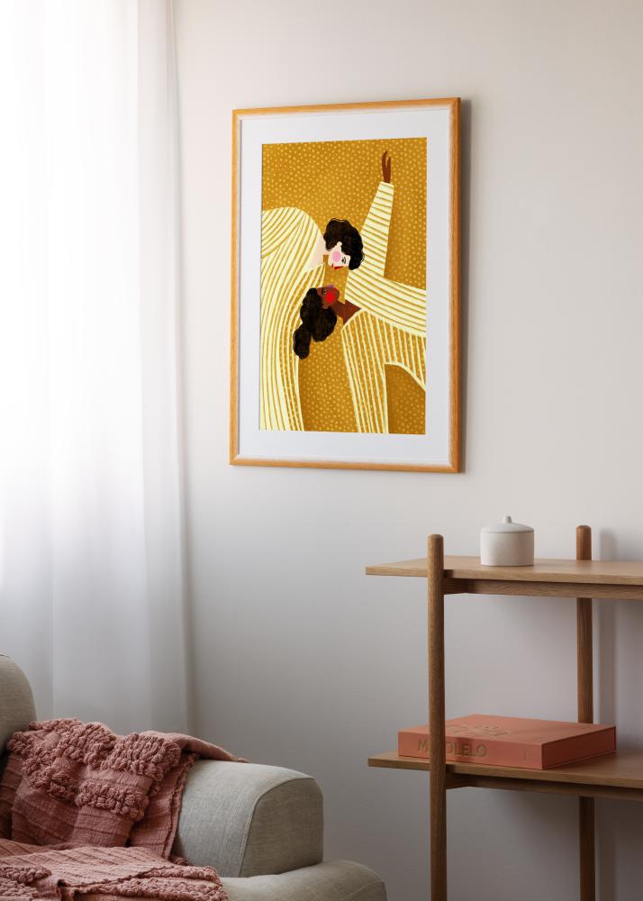 Jämtlands Ramfabrik Frame Cornwall Acrylic Glass Gold 29.7x42 cm (A3)