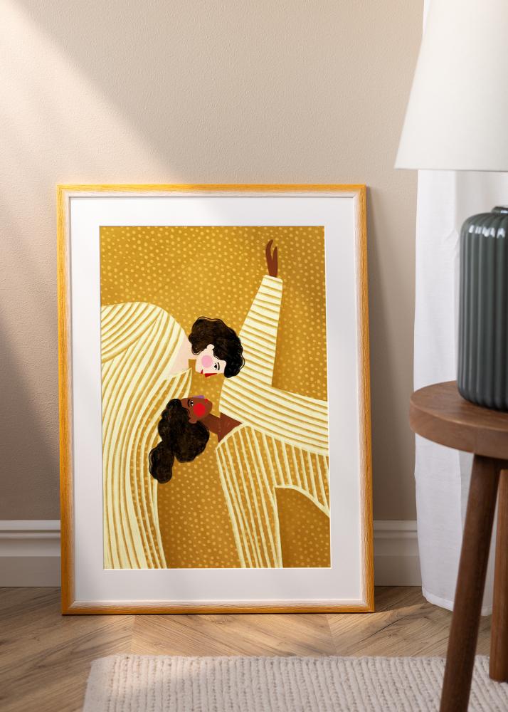 Jämtlands Ramfabrik Frame Cornwall Acrylic Glass Gold 29.7x42 cm (A3)