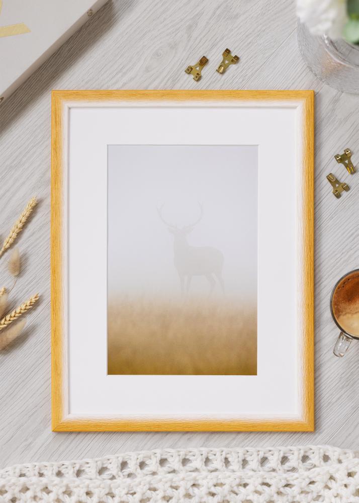 Jämtlands Ramfabrik Frame Cornwall Acrylic Glass Gold 29.7x42 cm (A3)