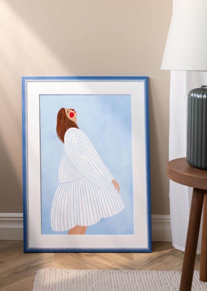 Jämtlands Ramfabrik Frame Cornwall Acrylic Glass Blue 40x50 cm