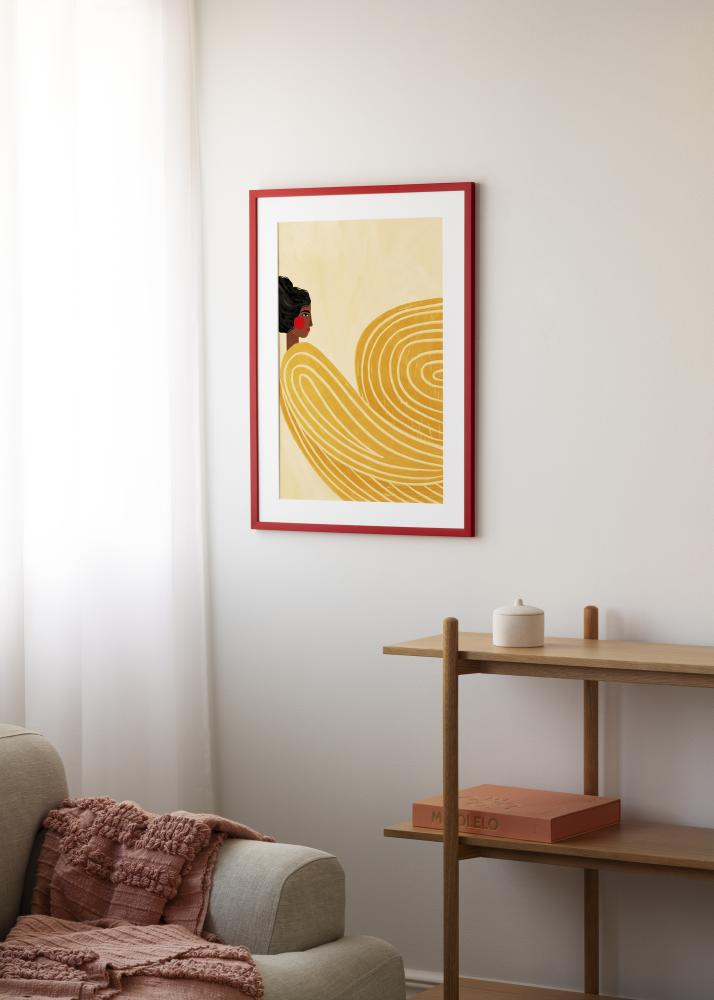 Jämtlands Ramfabrik Frame Kent Acrylic Glass Red 29.7x42 cm (A3)