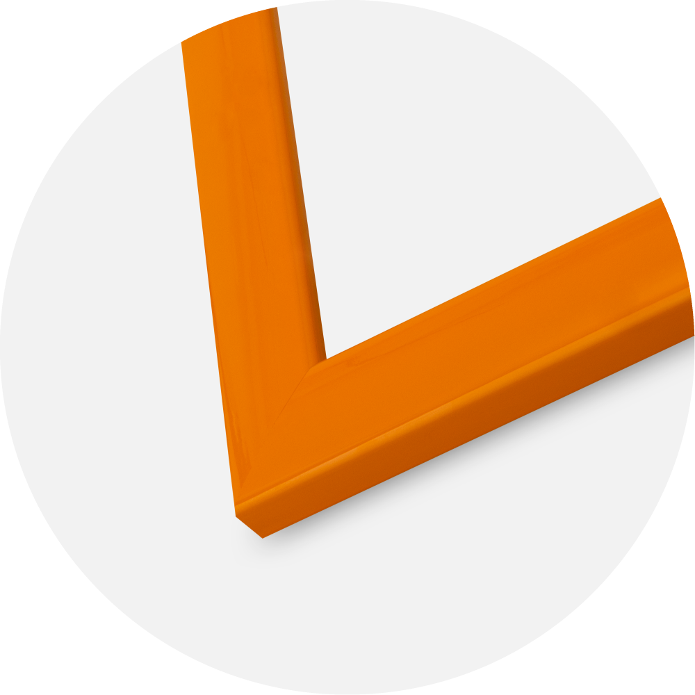 Jämtlands Ramfabrik Frame Dorset Acrylic Glass Orange 40x50 cm