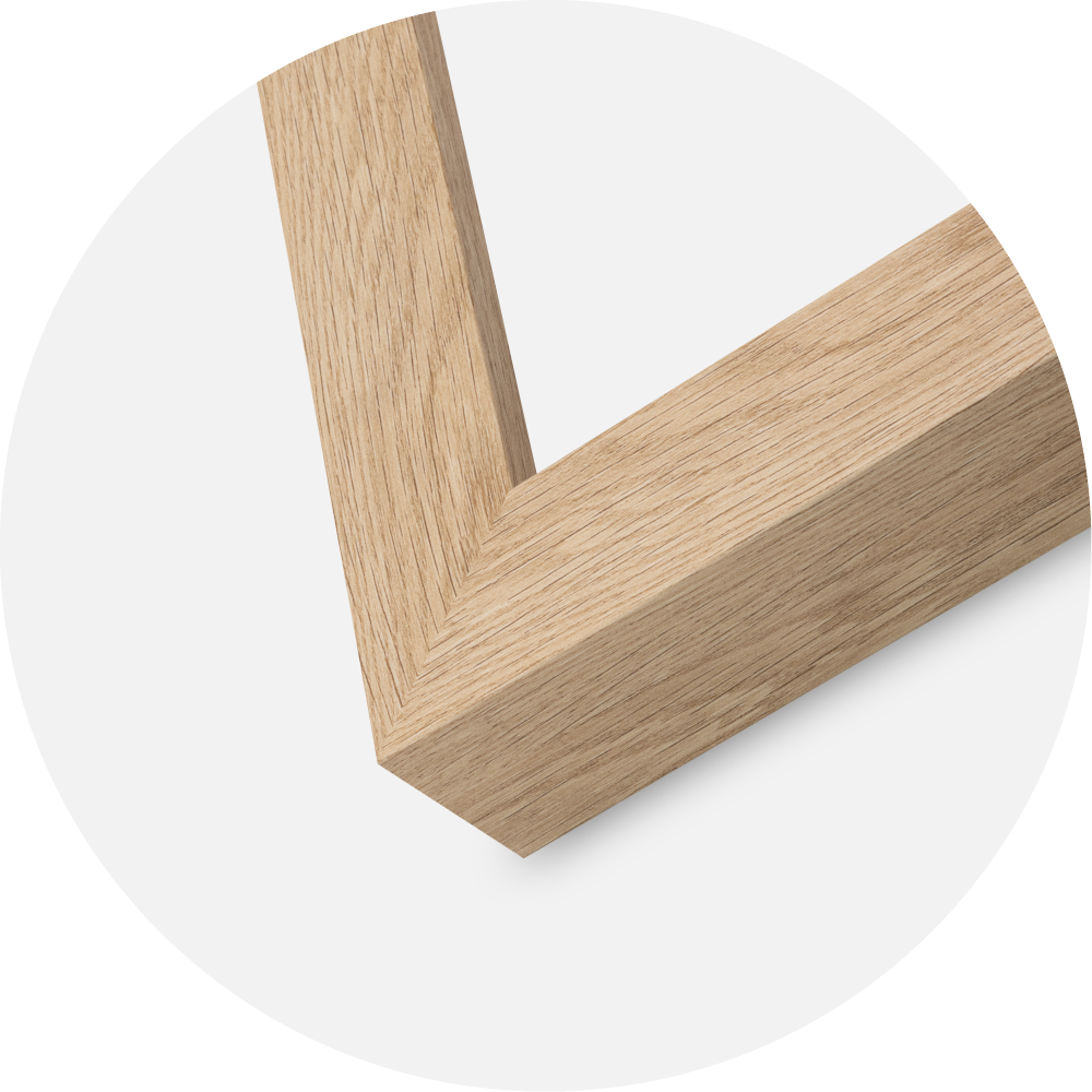 Jämtlands Ramfabrik Frame Wells Acrylic Glass Oak 59.4x84 cm (A1)