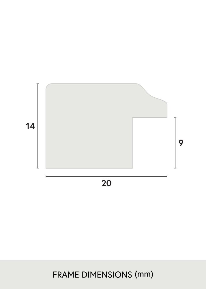 Jämtlands Ramfabrik Frame Whitby Acrylic Glass Purple 40x40 cm