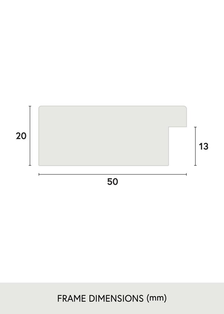 Jämtlands Ramfabrik Frame Pembrokeshire Acrylic Glass Oak 40x40 cm