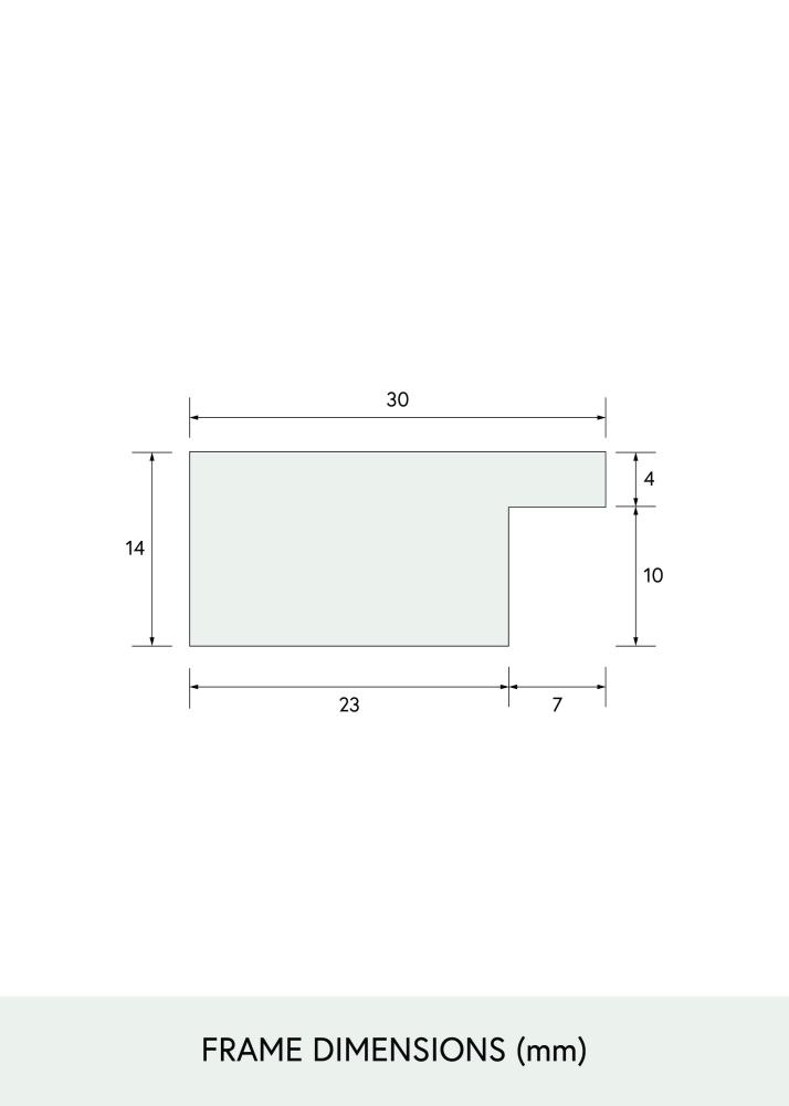 BGA BGA Select Wide Acrylic glass Oak 60x80 cm