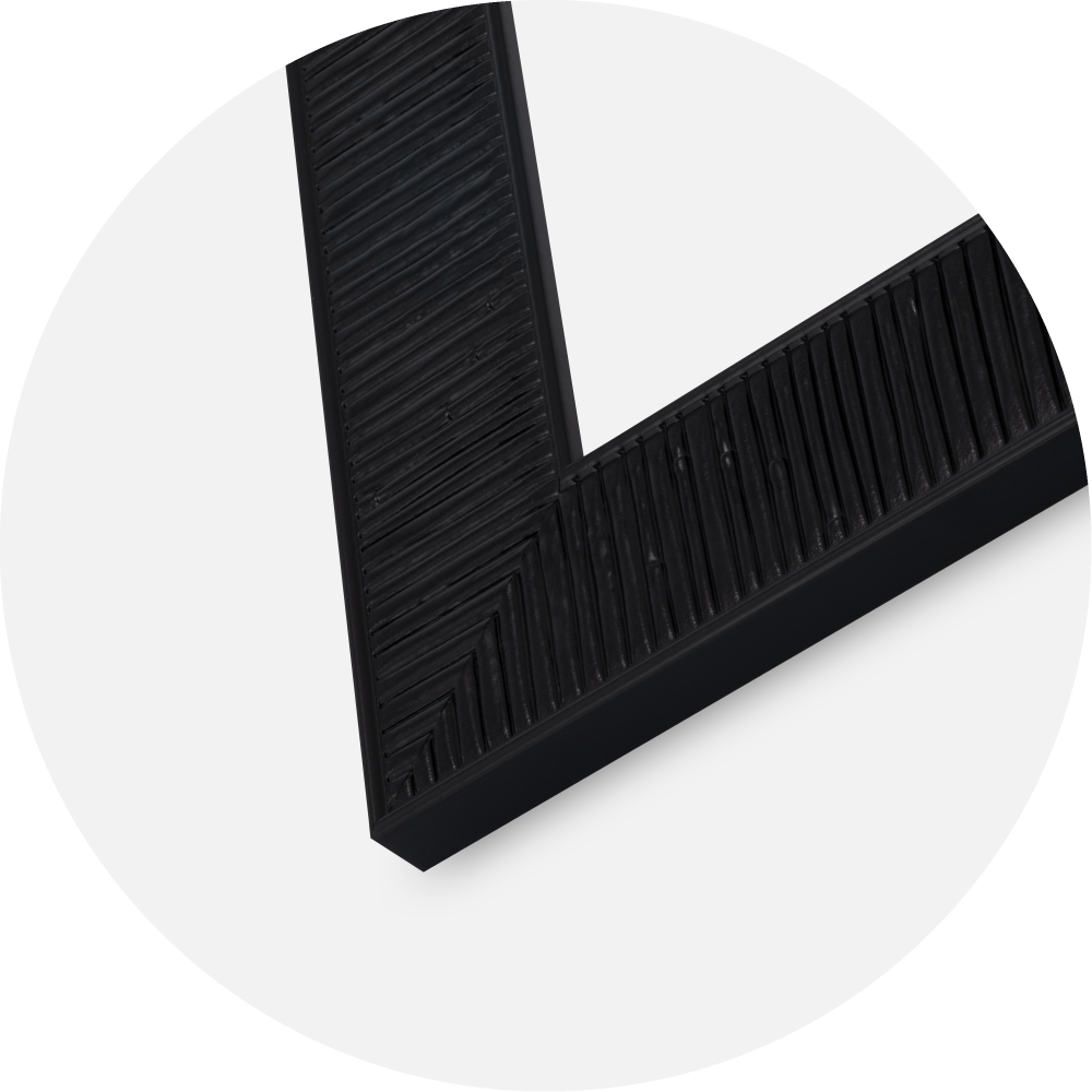 Jämtlands Ramfabrik Frame Lund Acrylic Glass Black 21x29.7 cm (A4)