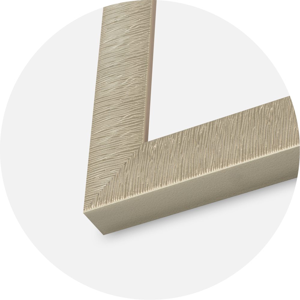 Jämtlands Ramfabrik Frame Sahara Acrylic Glass Champagne 21x29.7 cm (A4)