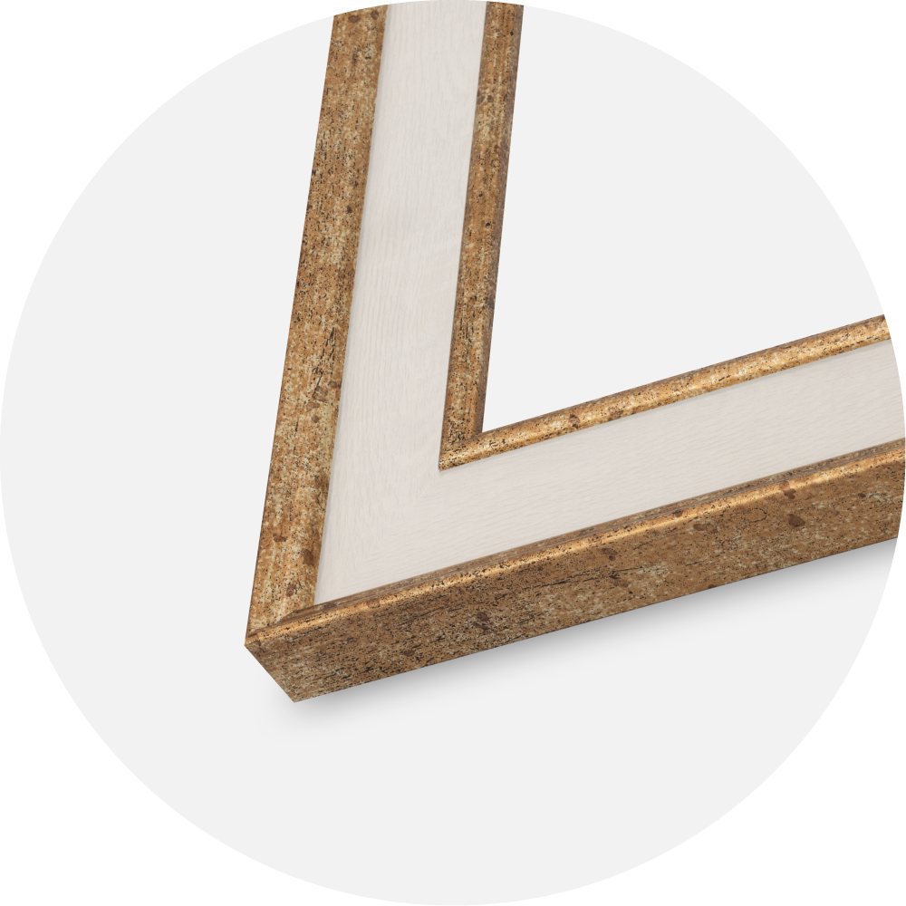 Jämtlands Ramfabrik Frame Dolly Acrylic Glass Gold 42x59.4 cm (A2)