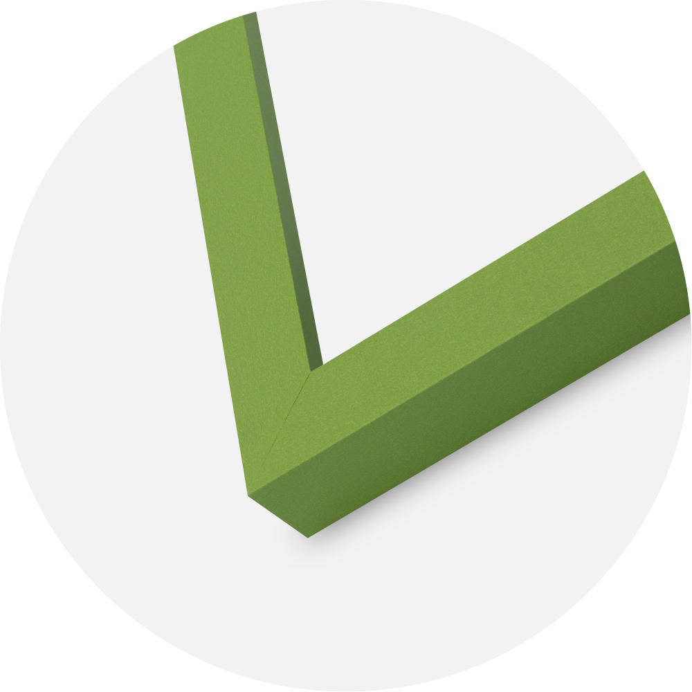 Jämtlands Ramfabrik Frame Selection Acrylic Glass Lime Green 50x70 cm