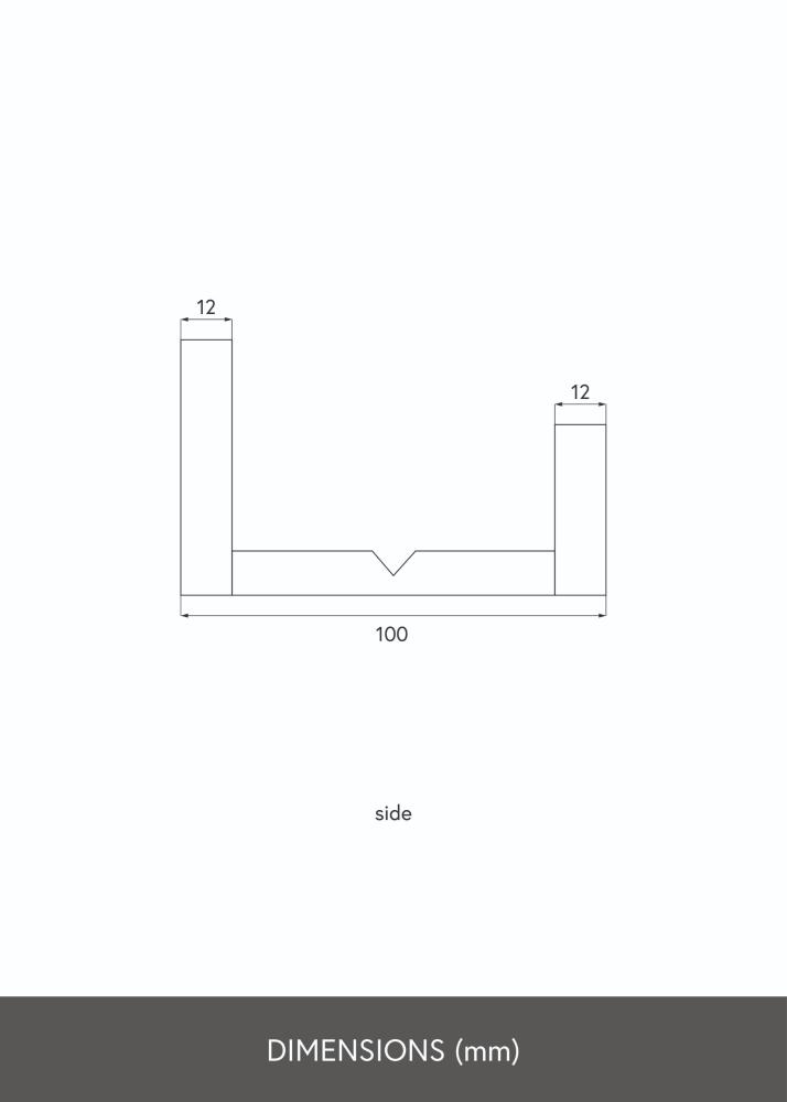KAILA KAILA Picture Ledge Black 120 cm