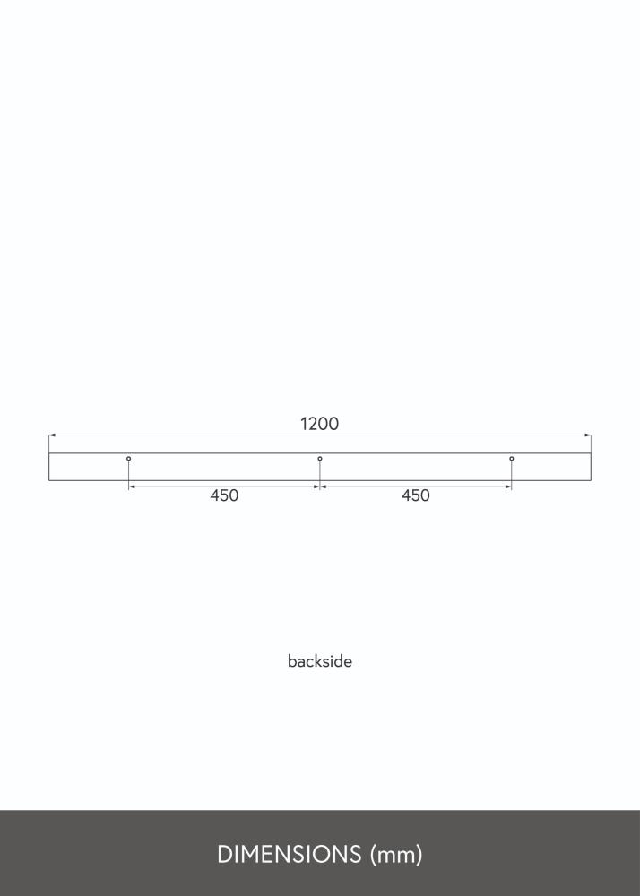 KAILA KAILA Picture Shelf White 120 cm