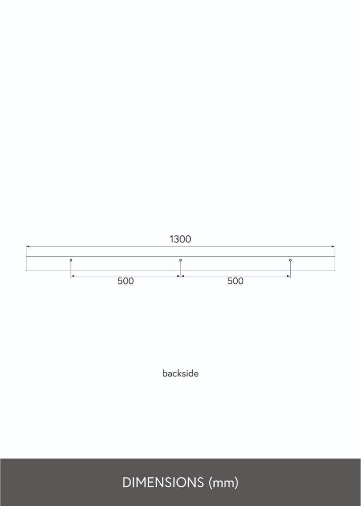 KAILA KAILA Picture Shelf White 130 cm