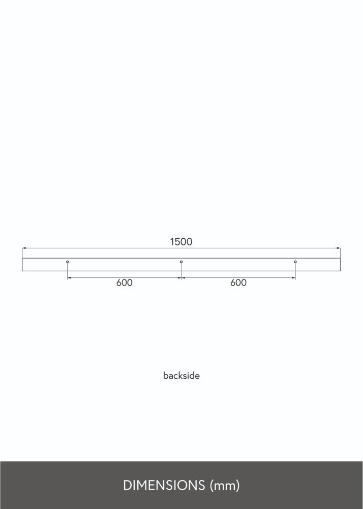 KAILA KAILA Picture Shelf White 150 cm