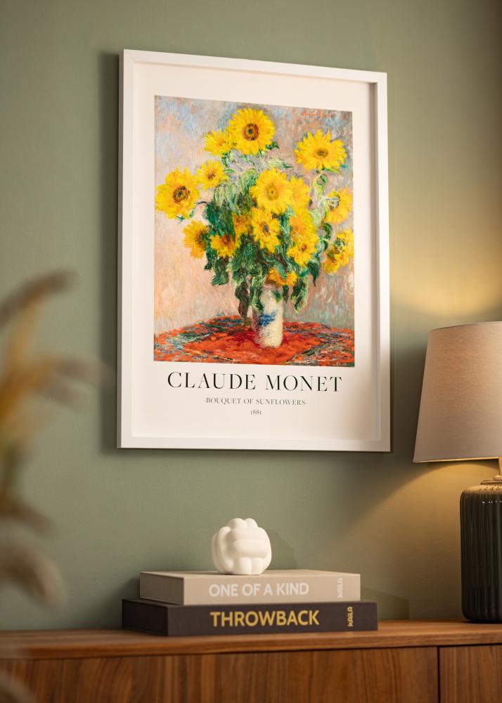 Ram med passepartou BGA Box Frame White 40x60 cm - Mounts White 32,9x48,3 cm