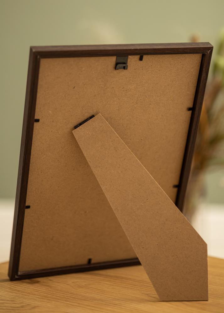 BGA Frame Modern Acrylic Glass Walnut 18x24 cm