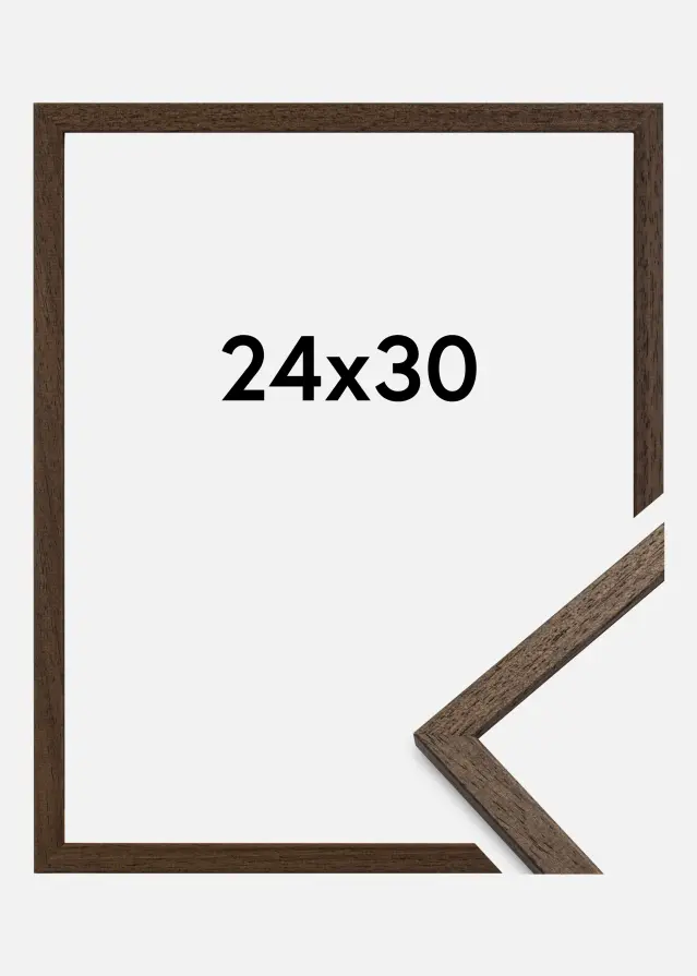 Galleri 1 Frame Edsbyn Acrylic glass Walnut 24x30 cm