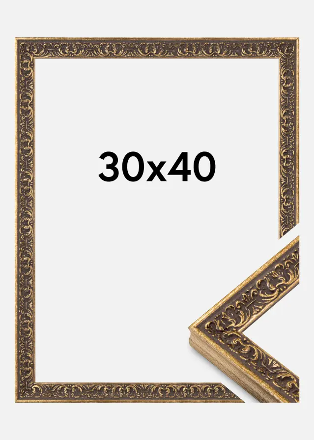 Jämtlands Ramfabrik Frame Amber Acrylic Glass Silver 30x40 cm