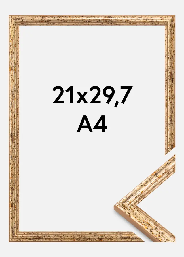 Jämtlands Ramfabrik Frame Claudia Acrylic Glass Silver 21x29.7 cm (A4)