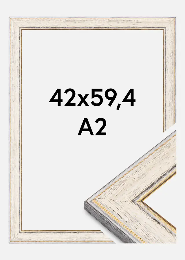 Jämtlands Ramfabrik Frame Fabriano Acrylic Glass White 42x59.4 cm (A2)