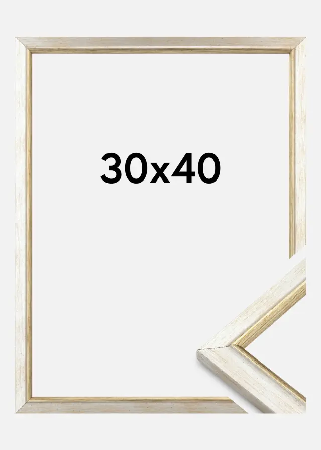 Jämtlands Ramfabrik Frame Marisa Acrylic Glass Silver 30x40 cm