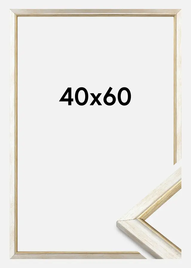 Jämtlands Ramfabrik Frame Marisa Acrylic Glass Silver 40x60 cm