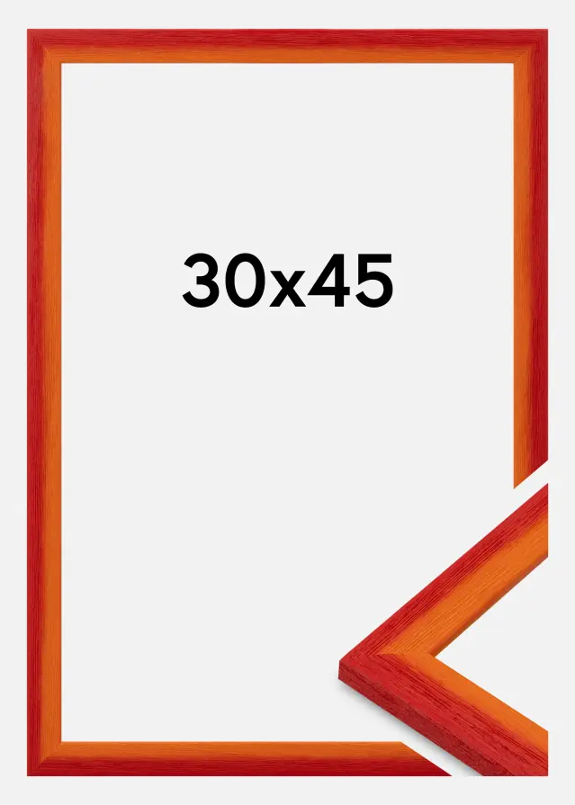 Jämtlands Ramfabrik Frame Cornwall Acrylic Glass Red 30x45 cm