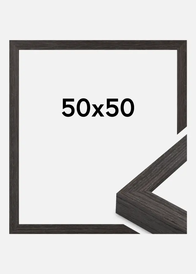 Jämtlands Ramfabrik Frame Cotswold Acrylic Glass Grey 50x50 cm