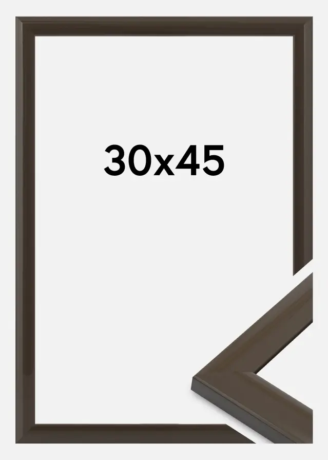 Jämtlands Ramfabrik Frame Dorset Acrylic Glass Dark Grey 30x45 cm