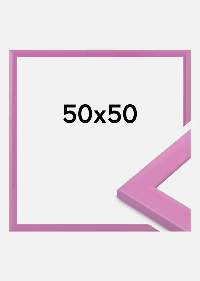 Jämtlands Ramfabrik Frame Dorset Acrylic Glass Pink 50x50 cm