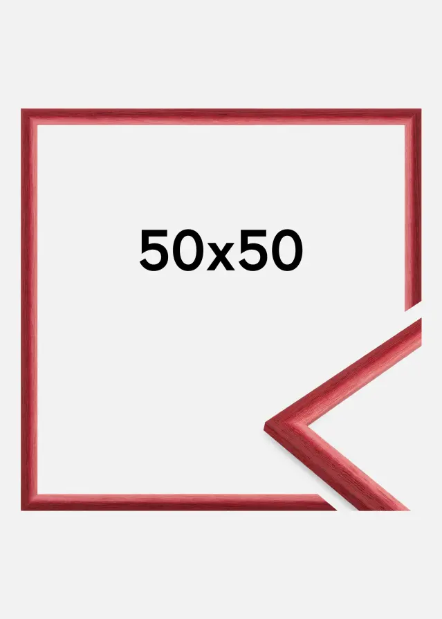 Jämtlands Ramfabrik Frame Cornwall Acrylic Glass Dark Red 50x50 cm