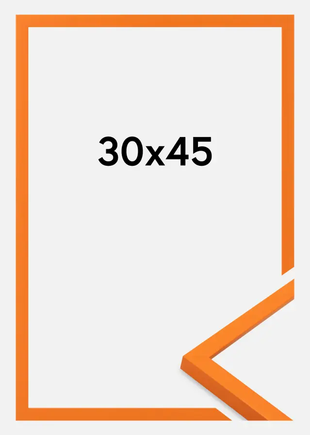 Jämtlands Ramfabrik Frame Kent Acrylic Glass Orange 30x45 cm