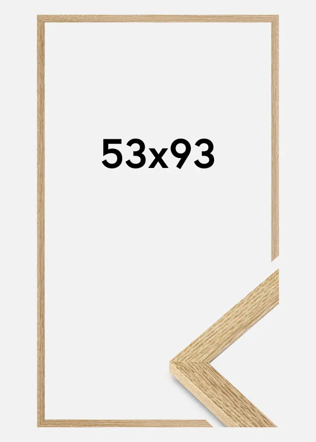 Jämtlands Ramfabrik Frame Selection Acrylic Glass Oak 53x93 cm
