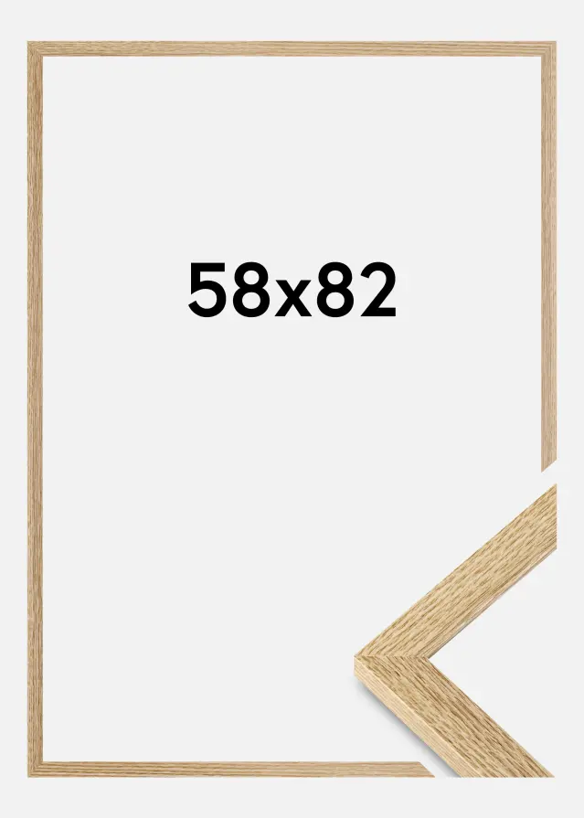 Jämtlands Ramfabrik Frame Selection Acrylic Glass Oak 58x82 cm