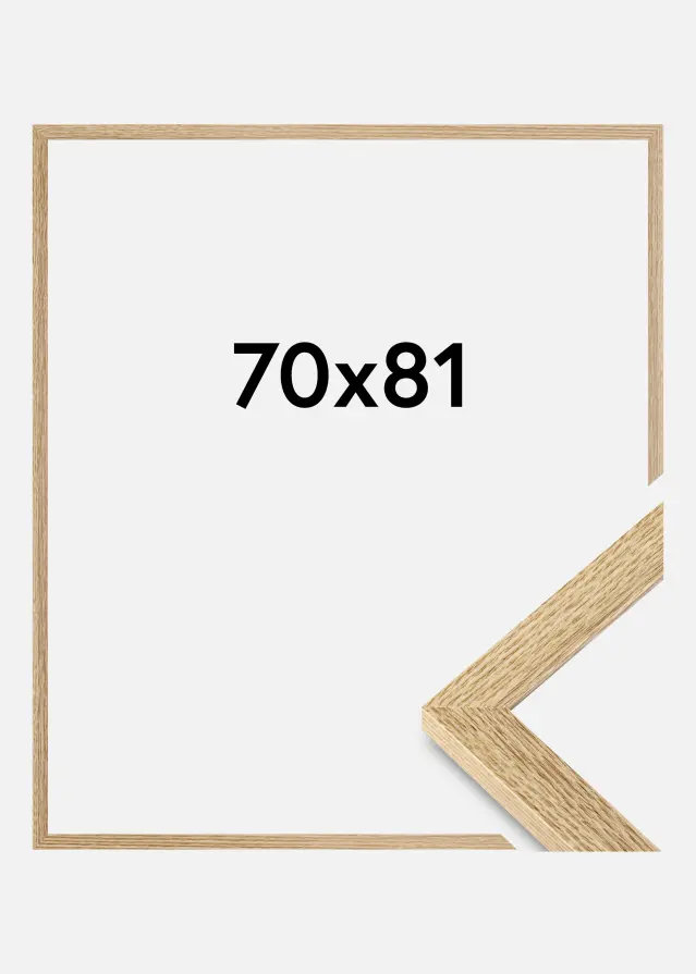 Jämtlands Ramfabrik Frame Selection Acrylic Glass Oak 70x81 cm