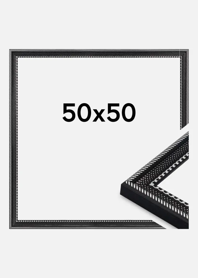 Jämtlands Ramfabrik Frame Trellis Acrylic Glass Black 50x50 cm