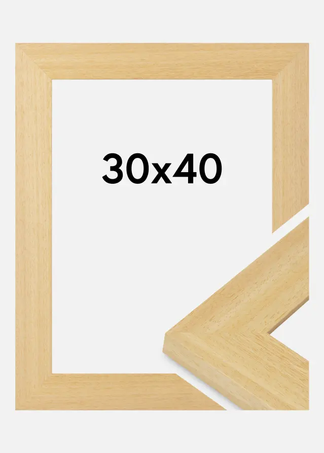 Jämtlands Ramfabrik Frame Pembrokeshire Acrylic Glass Oak 30x40 cm