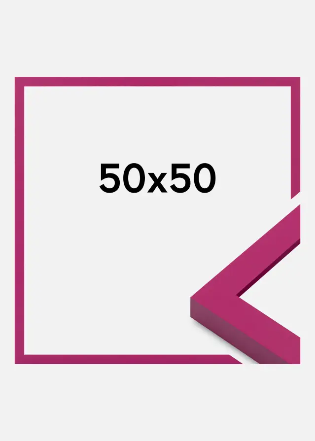 Jämtlands Ramfabrik Frame Selection Acrylic Glass Bubblegum Pink 50x50 cm