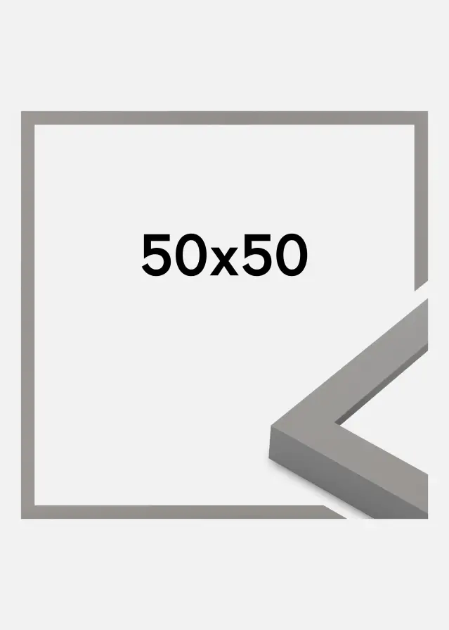 Jämtlands Ramfabrik Frame Selection Acrylic Glass Grey 50x50 cm