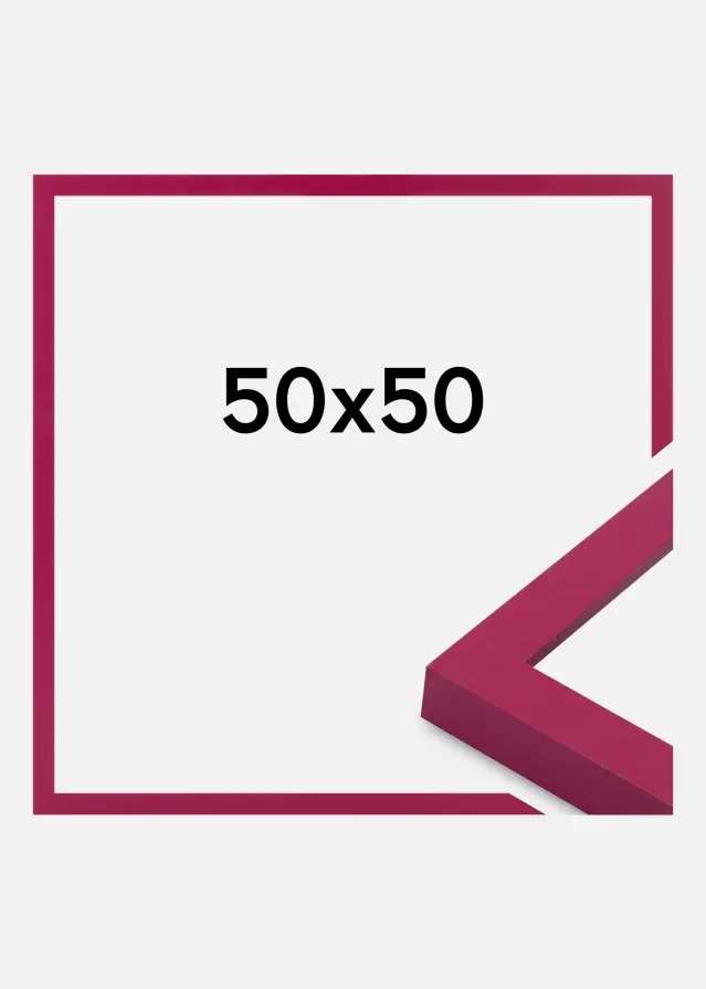 Jämtlands Ramfabrik Frame Selection Acrylic Glass Hot Pink 50x50 cm