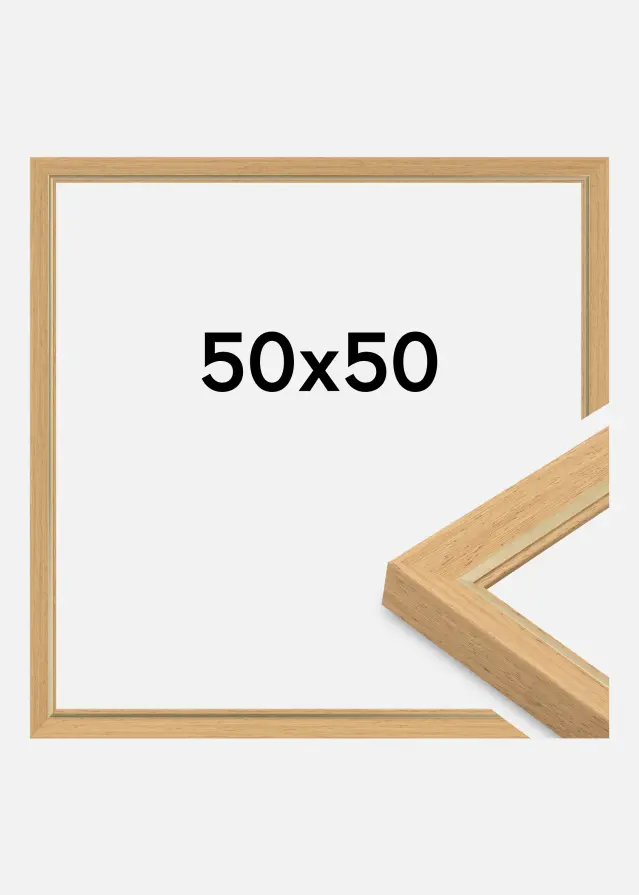 Jämtlands Ramfabrik Frame Apex Acrylic Glass Beech 50x50 cm