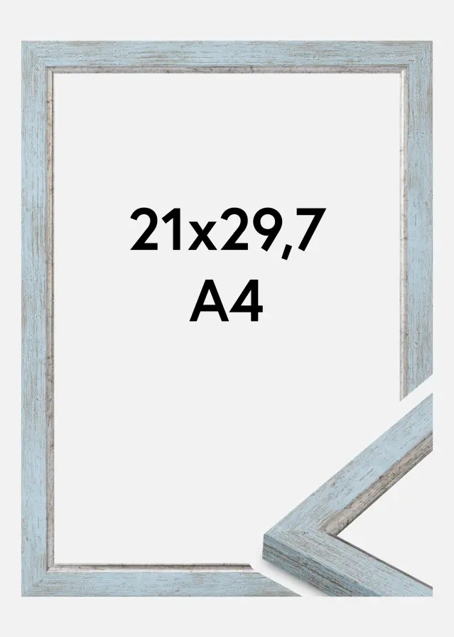 Jämtlands Ramfabrik Frame Whitby Acrylic Glass Blue 21x29.7 cm (A4)