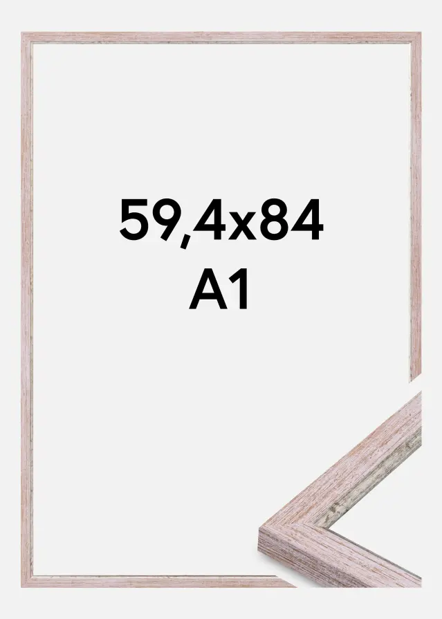 Jämtlands Ramfabrik Frame Whitby Acrylic Glass Purple 59.4x84 cm (A1)