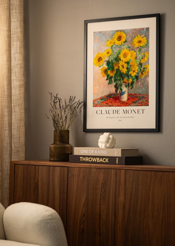 BGA Frame Deco Acrylic Glass Black 21x29.7 cm (A4)